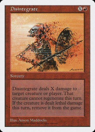 Disintegrate [Fifth Edition] | Lots Moore NSW