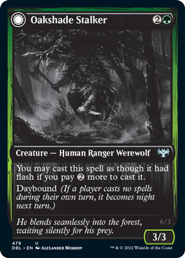 Oakshade Stalker // Moonlit Ambusher [Innistrad: Double Feature] | Lots Moore NSW