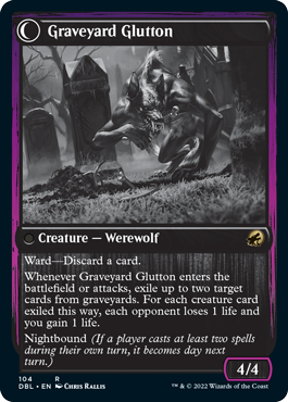 Graveyard Trespasser // Graveyard Glutton [Innistrad: Double Feature] | Lots Moore NSW