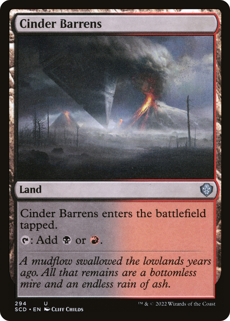 Cinder Barrens [Starter Commander Decks] | Lots Moore NSW