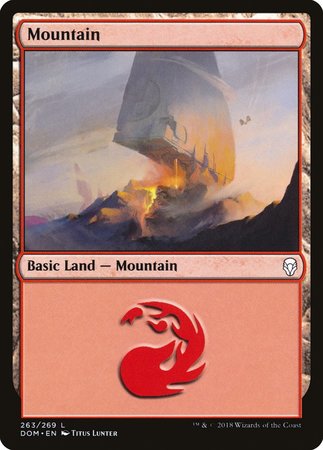 Mountain (263) [Dominaria] | Lots Moore NSW