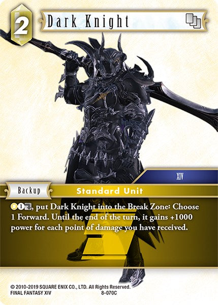 Dark Knight [Opus VIII] | Lots Moore NSW