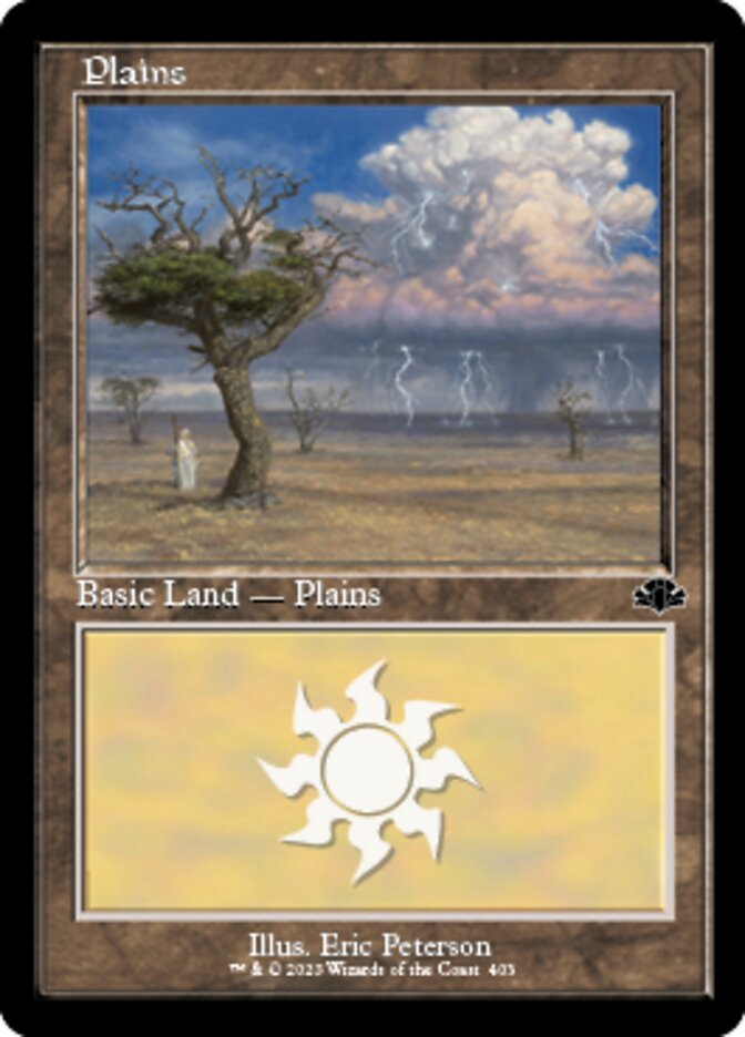 Plains (403) (Retro) [Dominaria Remastered] | Lots Moore NSW