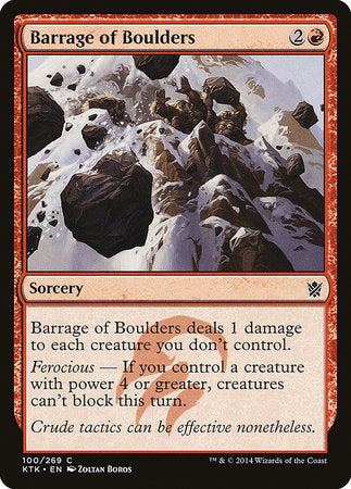 Barrage of Boulders [Khans of Tarkir] | Lots Moore NSW