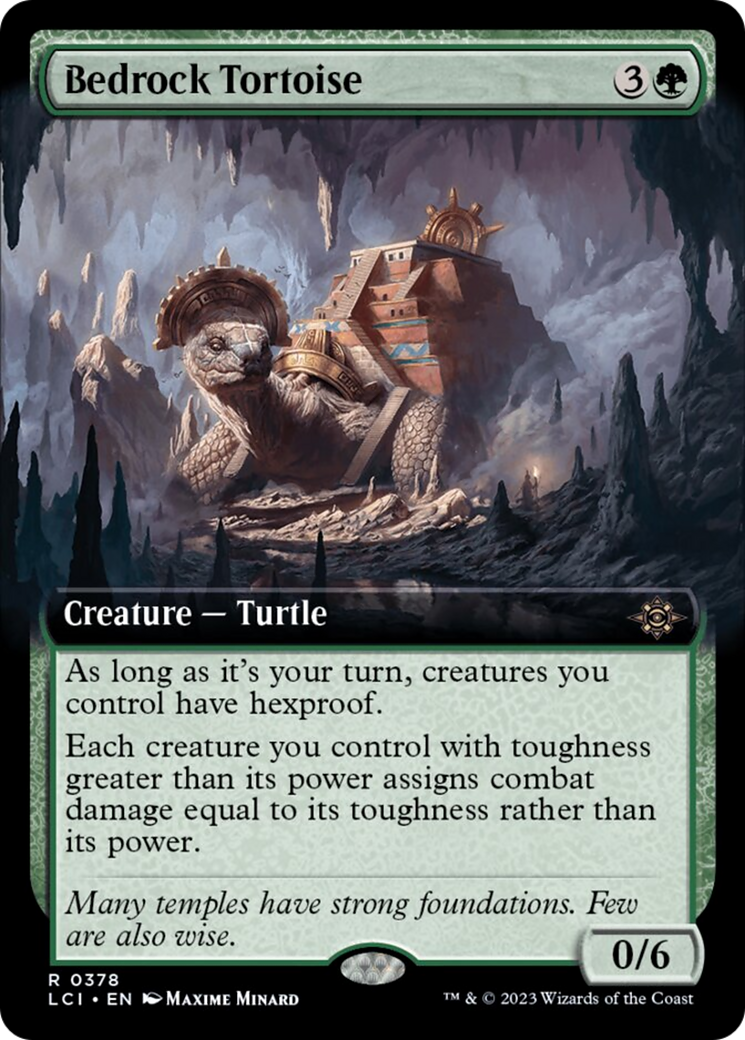 Bedrock Tortoise (Extended Art) [The Lost Caverns of Ixalan] | Lots Moore NSW