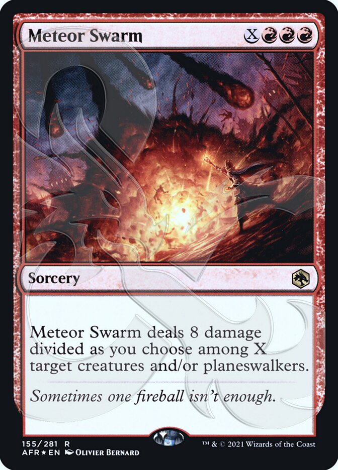 Meteor Swarm (Ampersand Promo) [Dungeons & Dragons: Adventures in the Forgotten Realms Promos] | Lots Moore NSW