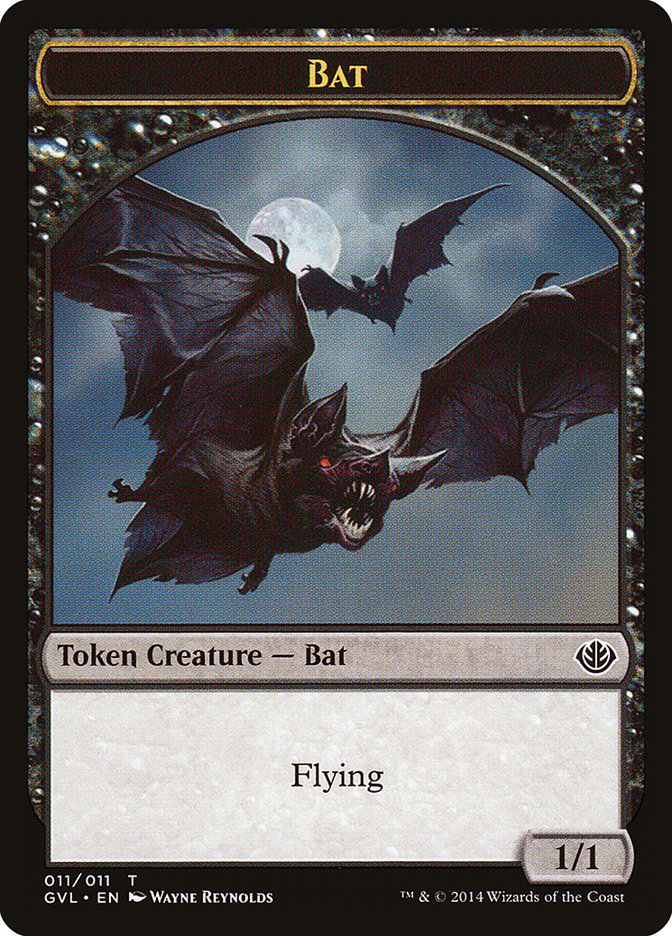 Bat Token (Garruk vs. Liliana) [Duel Decks Anthology Tokens] | Lots Moore NSW