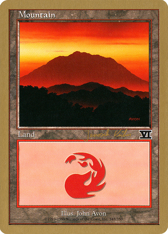 Mountain (jk343) (Janosch Kuhn) [World Championship Decks 2000] | Lots Moore NSW