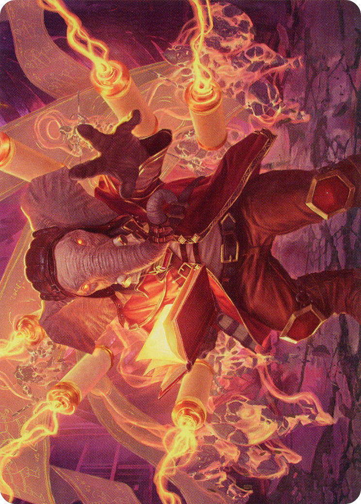Quintorius, Loremaster Art Card (52) [March of the Machine Art Series] | Lots Moore NSW
