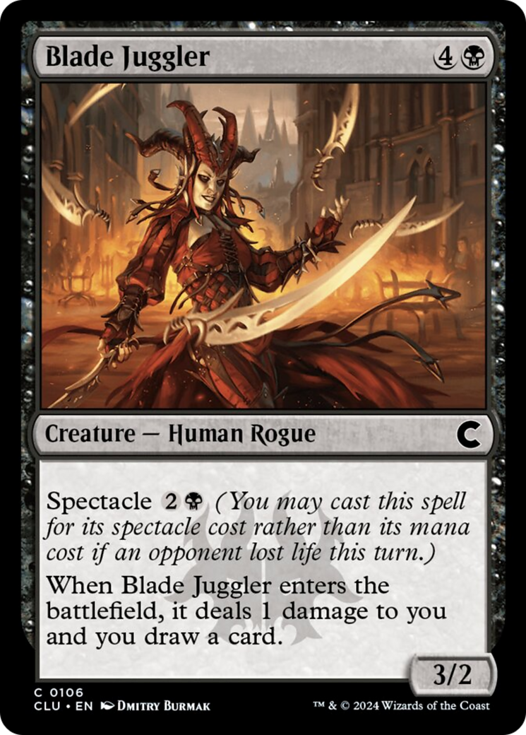 Blade Juggler [Ravnica: Clue Edition] | Lots Moore NSW