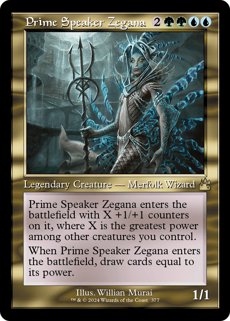 Prime Speaker Zegana (Retro Frame) [Ravnica Remastered] | Lots Moore NSW