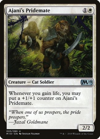 Ajani's Pridemate [Core Set 2019] | Lots Moore NSW