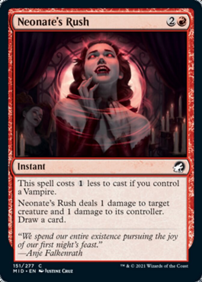 Neonate's Rush [Innistrad: Midnight Hunt] | Lots Moore NSW