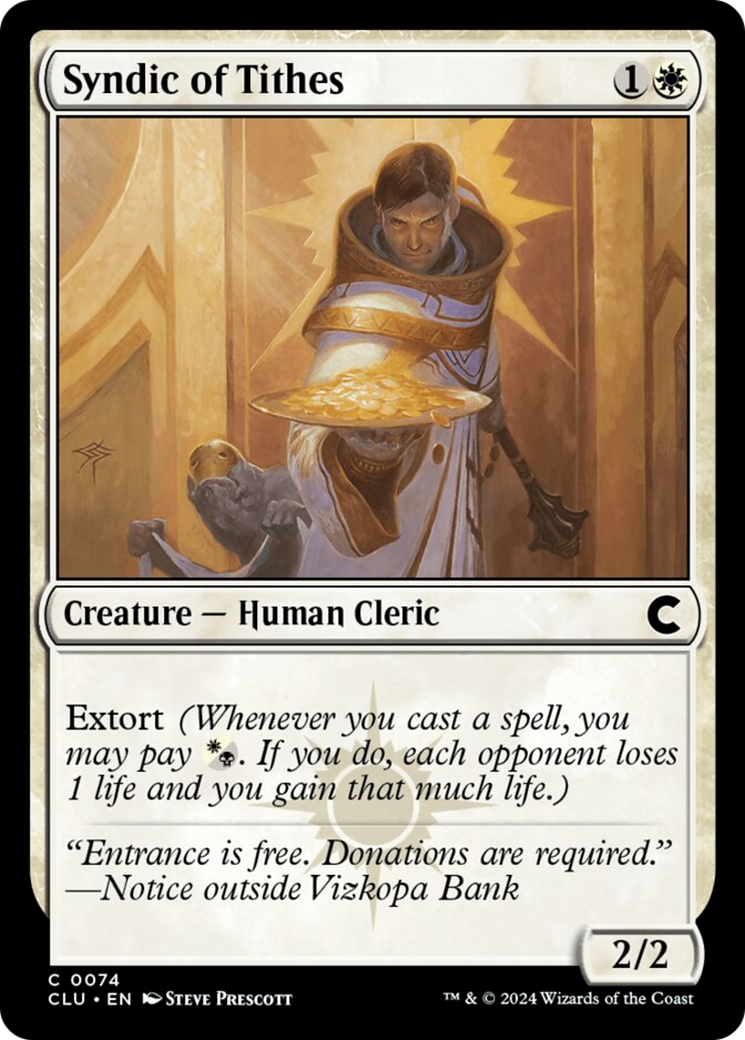 Syndic of Tithes [Ravnica: Clue Edition] | Lots Moore NSW