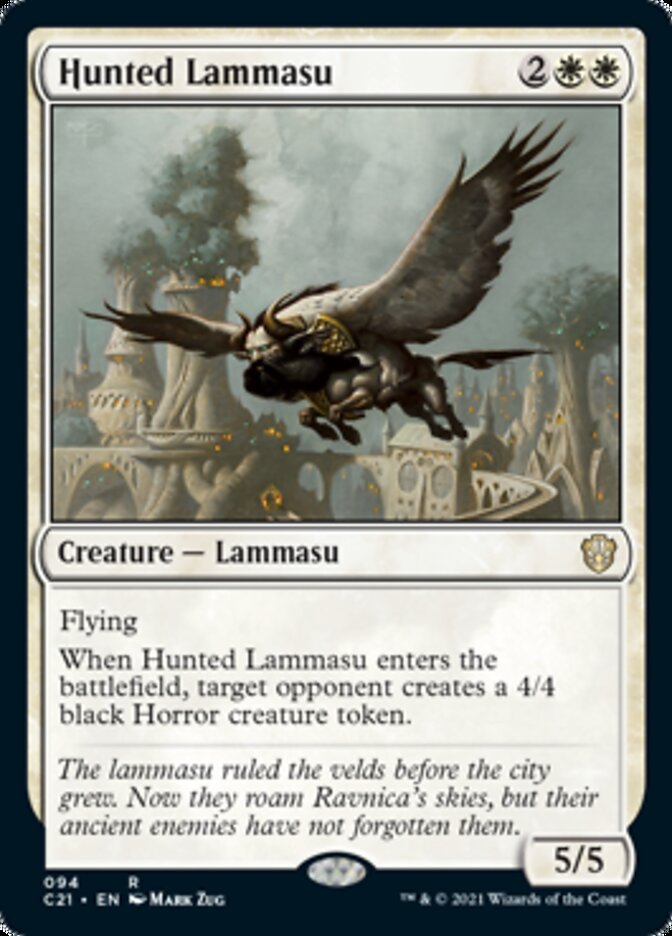 Hunted Lammasu [Commander 2021] | Lots Moore NSW