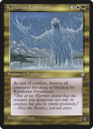 Kjeldoran Frostbeast [Ice Age] | Lots Moore NSW