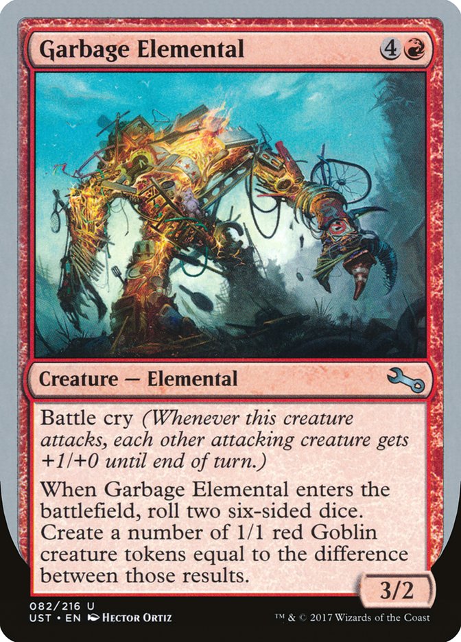 Garbage Elemental (3/2 Creature) [Unstable] | Lots Moore NSW