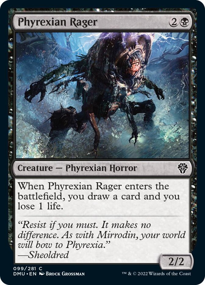 Phyrexian Rager [Dominaria United] | Lots Moore NSW