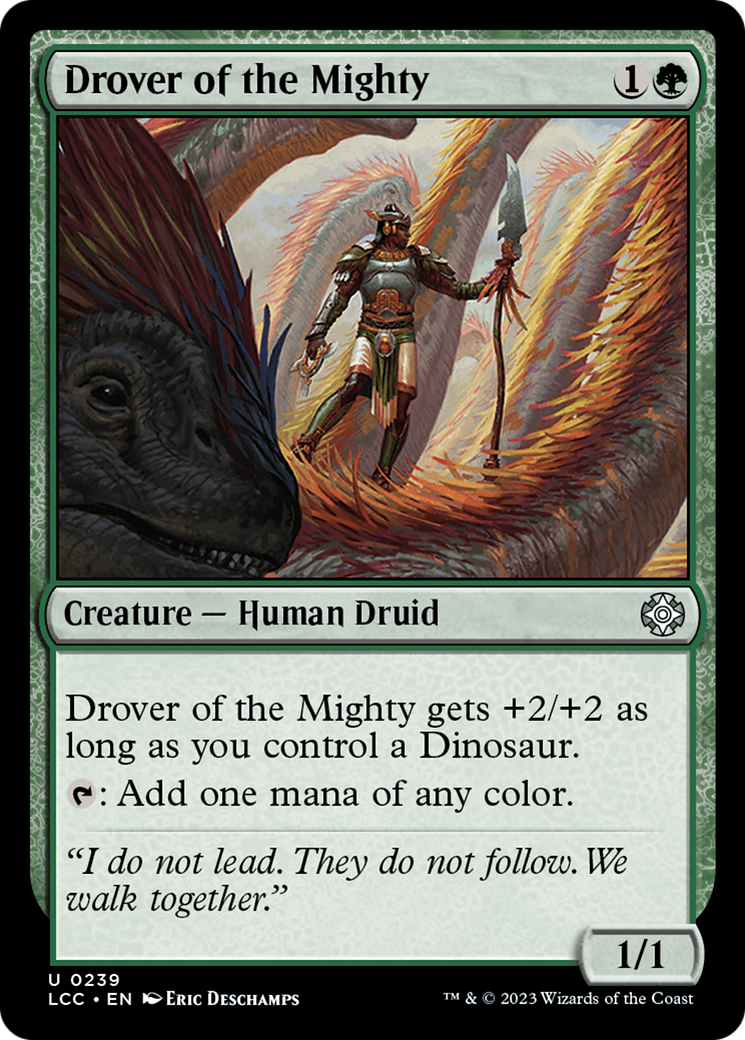 Drover of the Mighty [The Lost Caverns of Ixalan Commander] | Lots Moore NSW