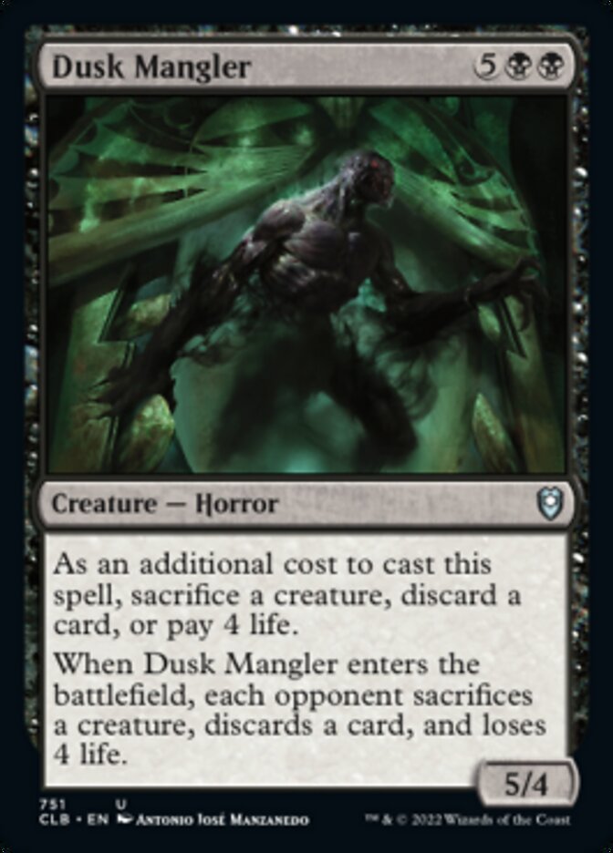 Dusk Mangler [Commander Legends: Battle for Baldur's Gate] | Lots Moore NSW