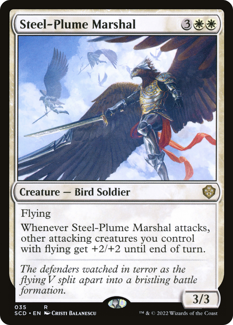 Steel-Plume Marshal [Starter Commander Decks] | Lots Moore NSW