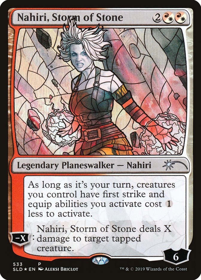 Nahiri, Storm of Stone (Stained Glass) [Secret Lair Drop Promos] | Lots Moore NSW