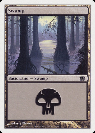 Swamp (342) [Eighth Edition] | Lots Moore NSW