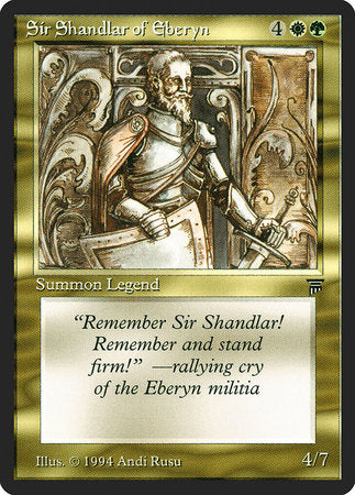 Sir Shandlar of Eberyn [Legends] | Lots Moore NSW