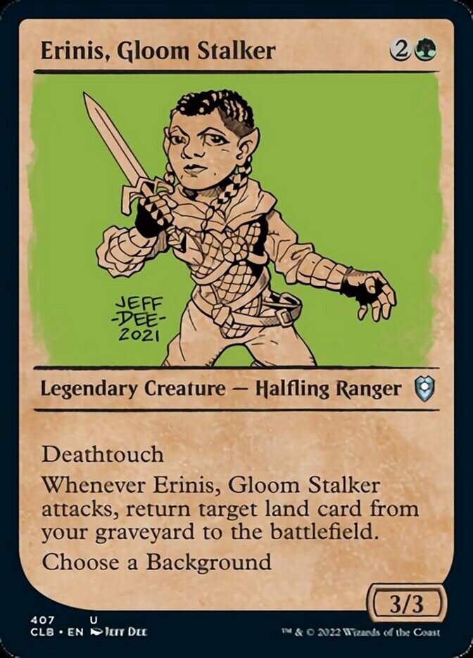 Erinis, Gloom Stalker (Showcase) [Commander Legends: Battle for Baldur's Gate] | Lots Moore NSW