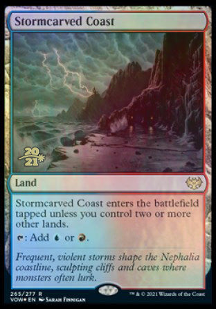 Stormcarved Coast [Innistrad: Crimson Vow Prerelease Promos] | Lots Moore NSW