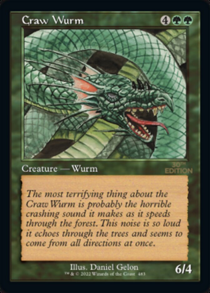 Craw Wurm (Retro) [30th Anniversary Edition] | Lots Moore NSW