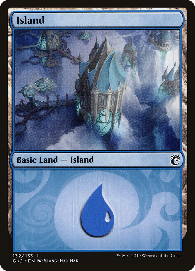 Island (132) [Ravnica Allegiance Guild Kit] | Lots Moore NSW