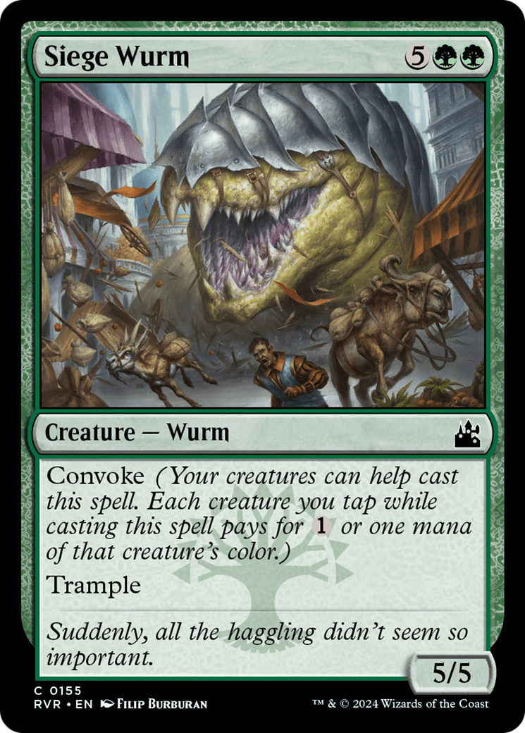 Siege Wurm [Ravnica Remastered] | Lots Moore NSW