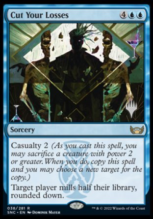 Cut Your Losses (Promo Pack) [Streets of New Capenna Promos] | Lots Moore NSW