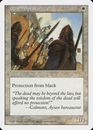 Death Speakers [Fifth Edition] | Lots Moore NSW