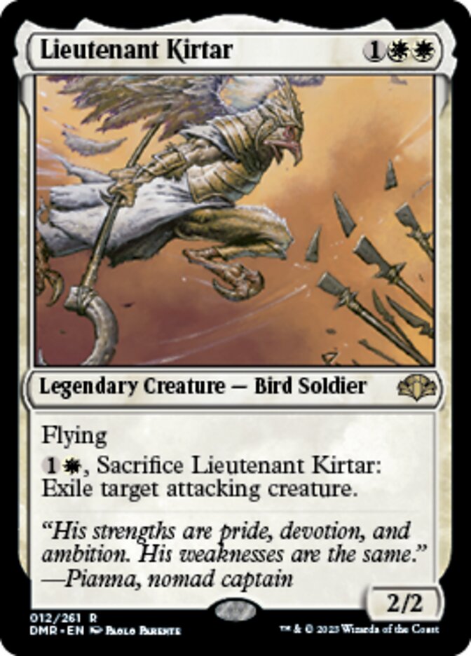 Lieutenant Kirtar [Dominaria Remastered] | Lots Moore NSW