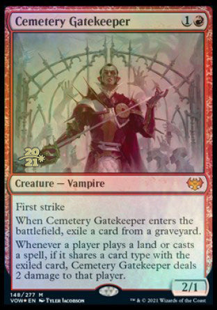 Cemetery Gatekeeper [Innistrad: Crimson Vow Prerelease Promos] | Lots Moore NSW