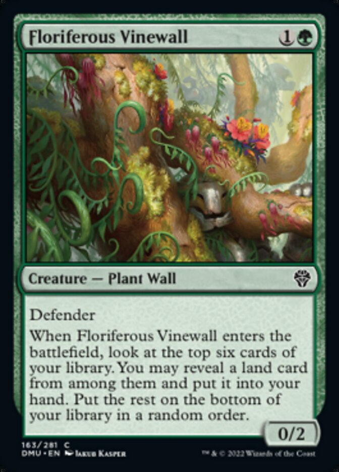 Floriferous Vinewall [Dominaria United] | Lots Moore NSW