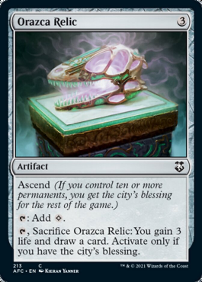 Orazca Relic [Dungeons & Dragons: Adventures in the Forgotten Realms Commander] | Lots Moore NSW