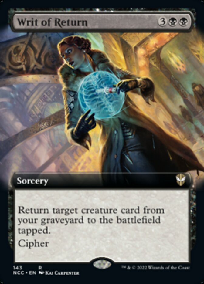 Writ of Return (Extended Art) [Streets of New Capenna Commander] | Lots Moore NSW