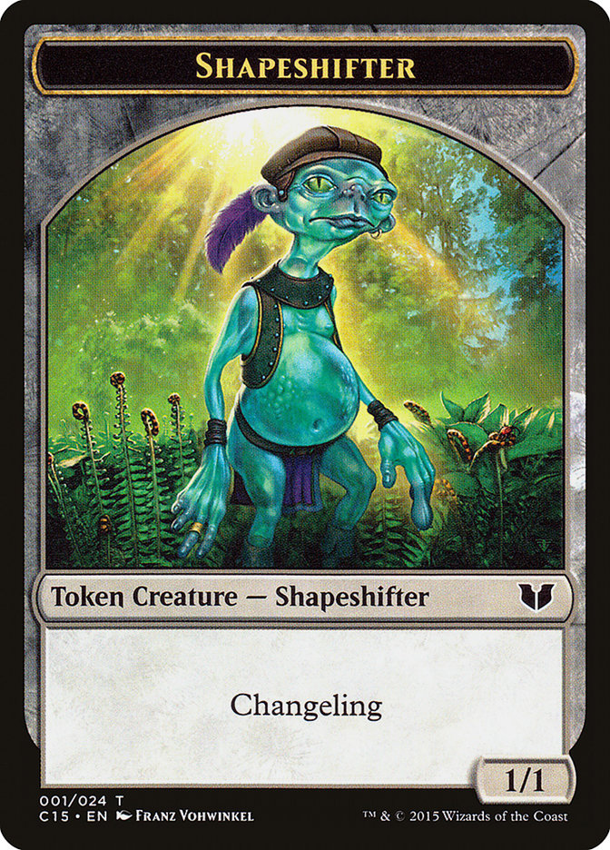 Shapeshifter // Shapeshifter Double-Sided Token [Commander 2015 Tokens] | Lots Moore NSW