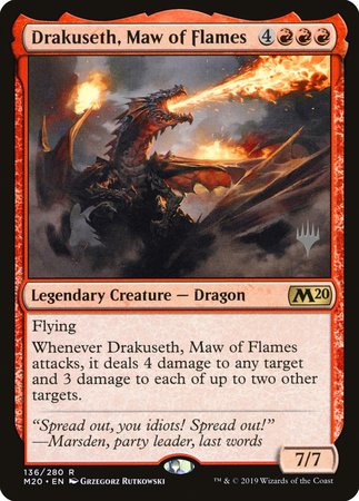 Drakuseth, Maw of Flames [Core Set 2020 Promos] | Lots Moore NSW