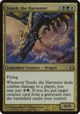 Teneb, the Harvester (Oversized) [Commander 2011 Oversized] | Lots Moore NSW