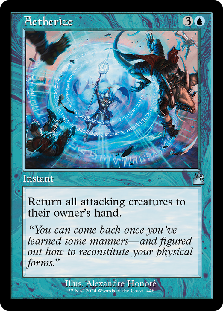 Aetherize (Retro Frame) [Ravnica Remastered] | Lots Moore NSW