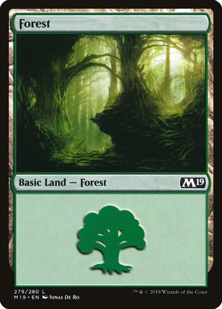 Forest (279) [Core Set 2019] | Lots Moore NSW