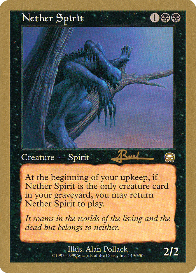 Nether Spirit (Antoine Ruel) [World Championship Decks 2001] | Lots Moore NSW