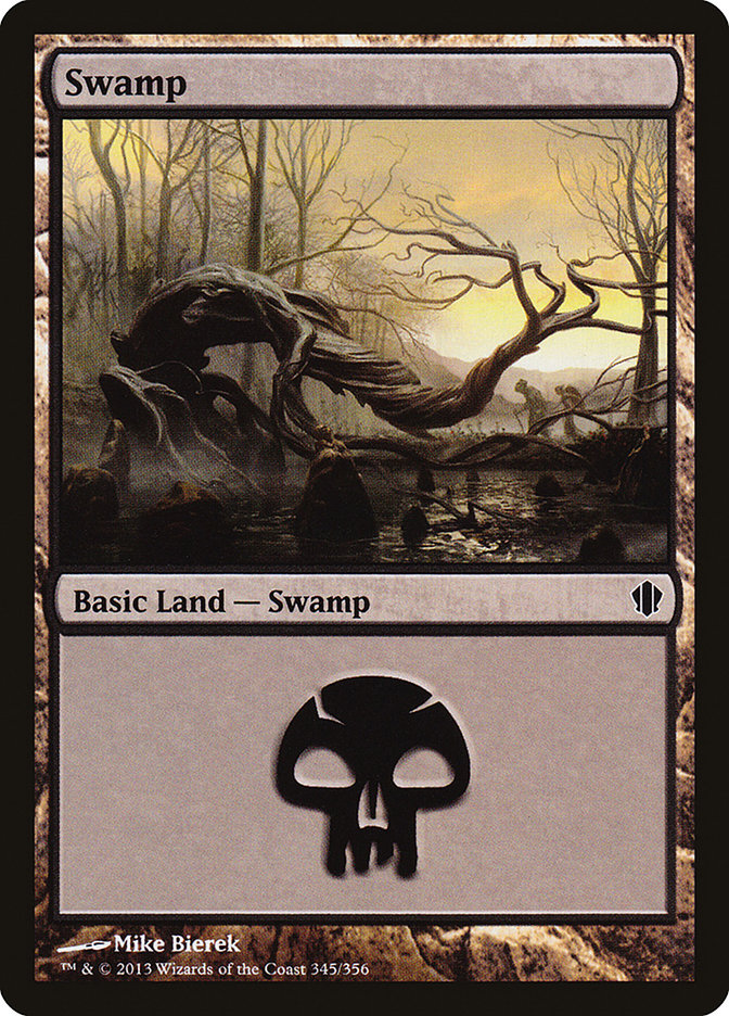 Swamp (345) [Commander 2013] | Lots Moore NSW