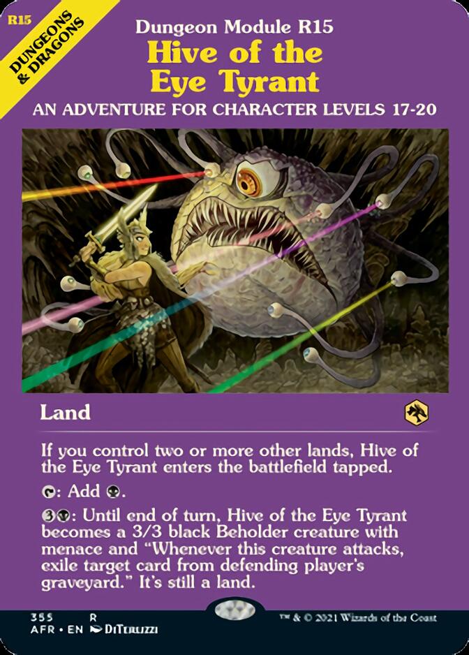 Hive of the Eye Tyrant (Dungeon Module) [Dungeons & Dragons: Adventures in the Forgotten Realms] | Lots Moore NSW