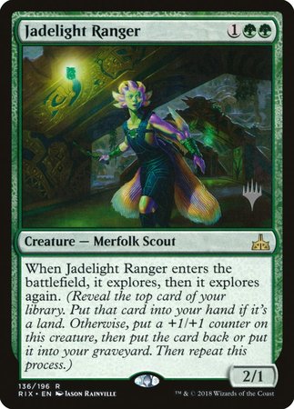 Jadelight Ranger [Rivals of Ixalan Promos] | Lots Moore NSW