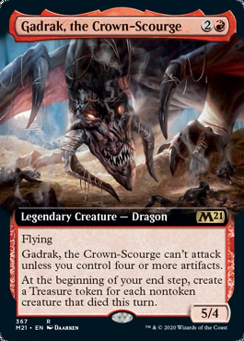 Gadrak, the Crown-Scourge (Extended Art) [Core Set 2021] | Lots Moore NSW